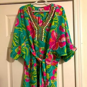 NWOT RARE Lilly Pulitzer island cocktail caftan medium